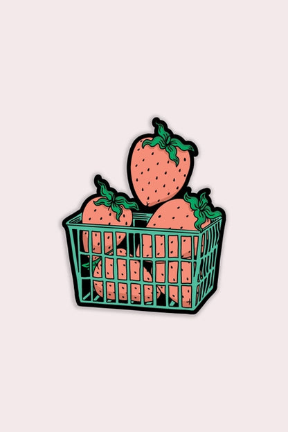 S110 Berry Basket Vinyl Sticker