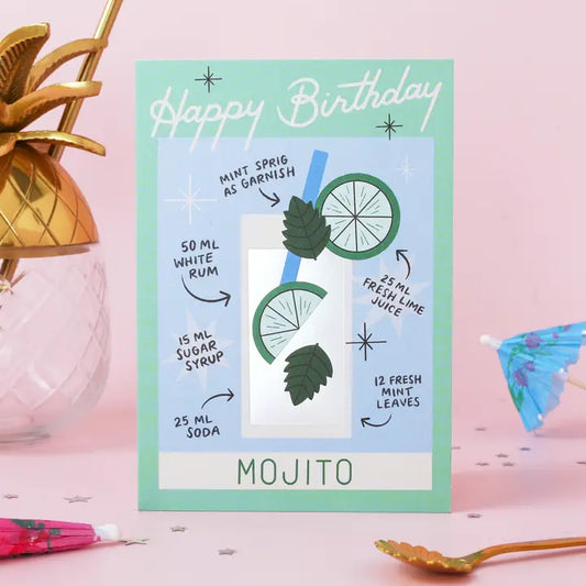 Mojito Birthday Card