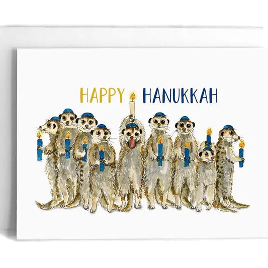 Meerkats Hanukkah Card