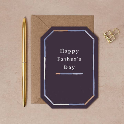 Geometric Father's Day Card