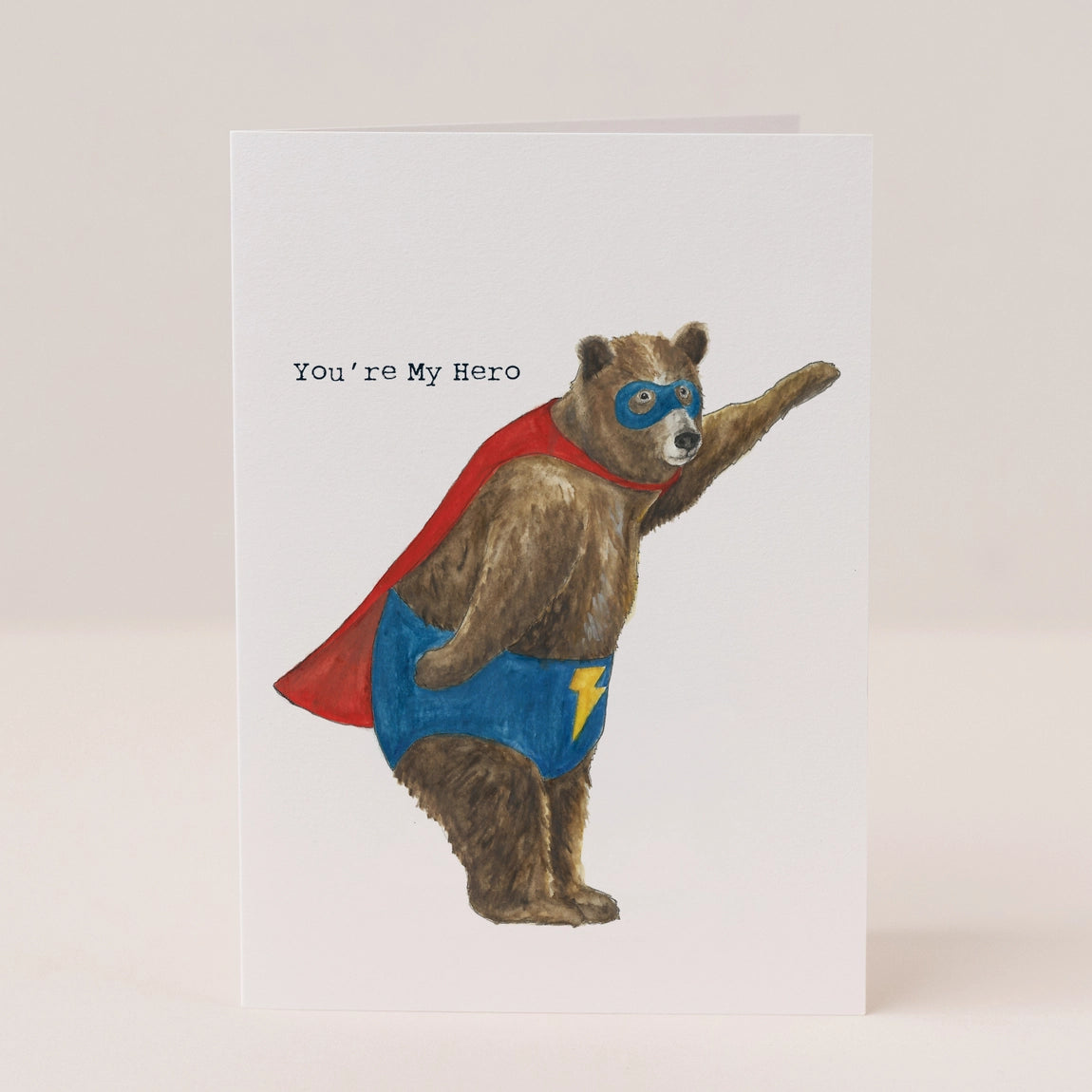 You're My Hero Card