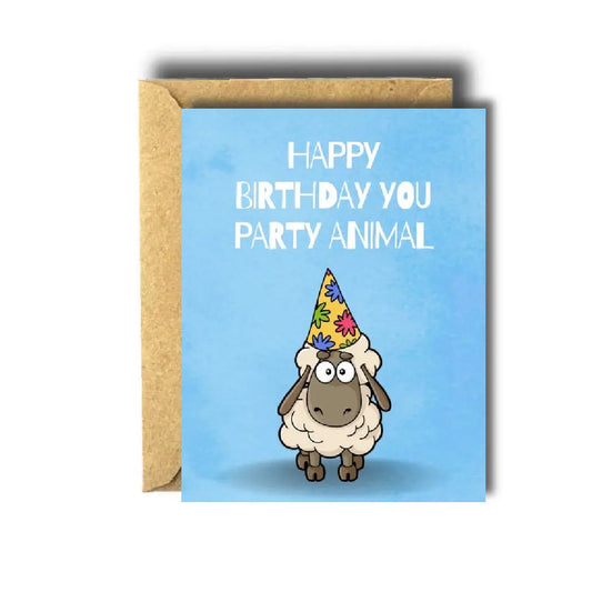 Party Animal Birthday Card