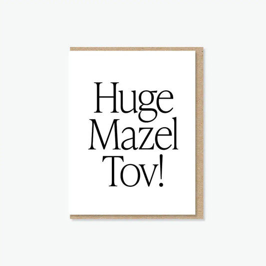 Huge Mazel Tov! Card