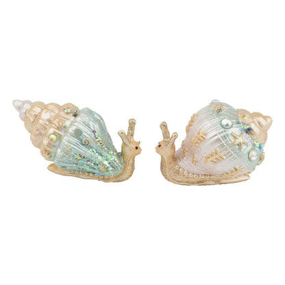 Resin Sea Snails Ornament