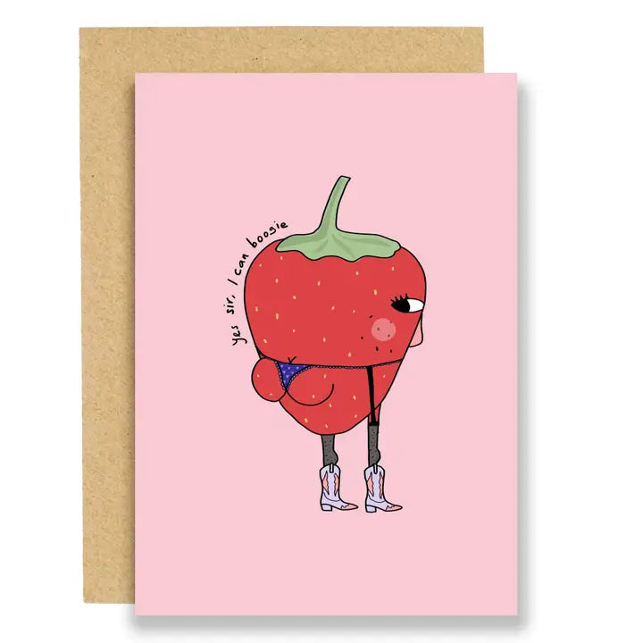Yes Sir, I Can Boogie Strawbs Card