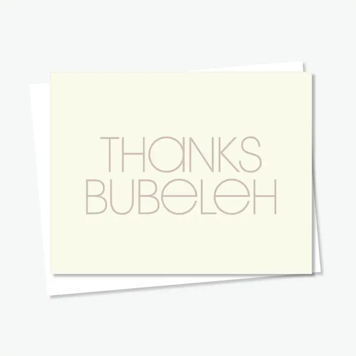 Thanks Bubeleh Card