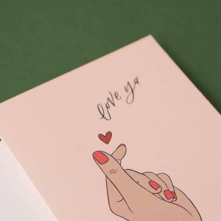 Finger Hearts Card