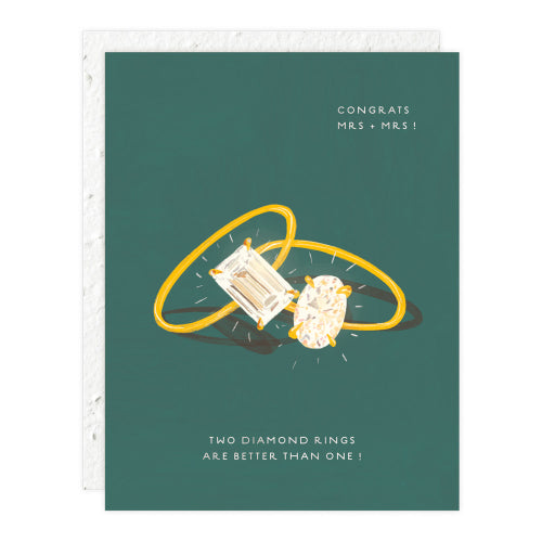 Wedding Rings Wedding Card