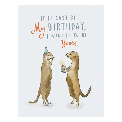 Meerkat Birthday Card