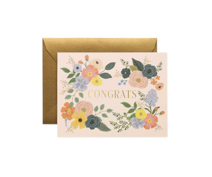 Garden Forest Congrats Card