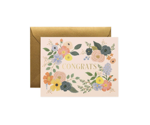 Garden Forest Congrats Card