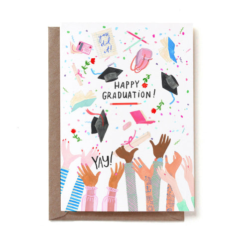 Grad Hands Card