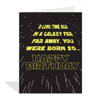 Star Wars Birthday Card