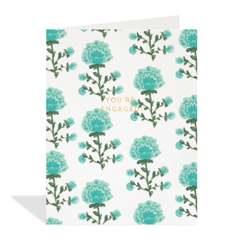 Engaged Flora Card