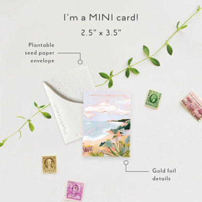 Shore Am Thankful Mini Greeting Card