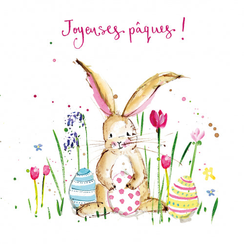 Bunny And Eggs Card
