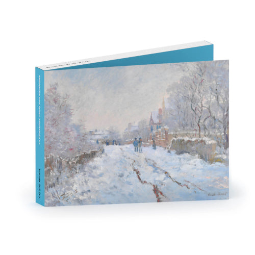 Claude Monet White Street Christmas Holiday Boxed Cards