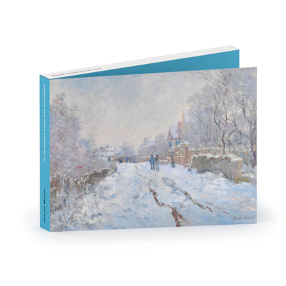Claude Monet White Street Christmas Holiday Boxed Cards