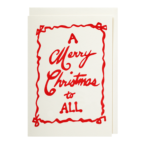 A Merry Christmas To All Mini Card