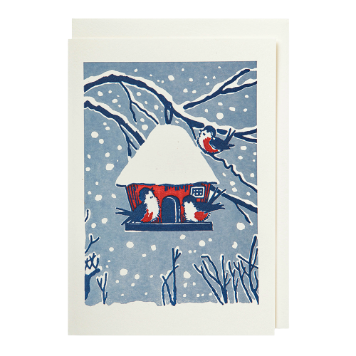 Winter Birds Mini Card