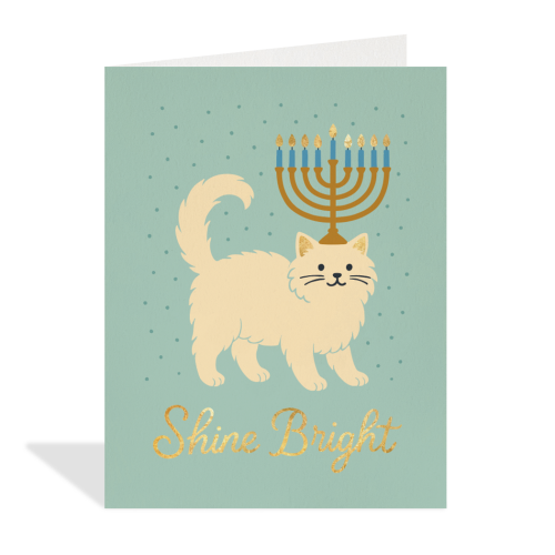 Shine Bright Cat Card