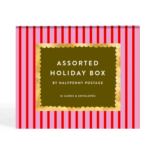 Assorted Holiday Stamps Boxed Holiday Cards