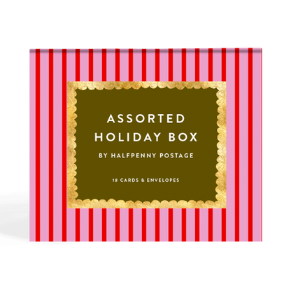 Assorted Holiday Stamps Boxed Holiday Cards