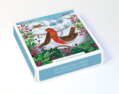 White Christmas Boxed Holiday Cards