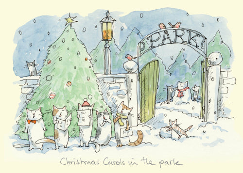 Christmas Carols In The Park Card