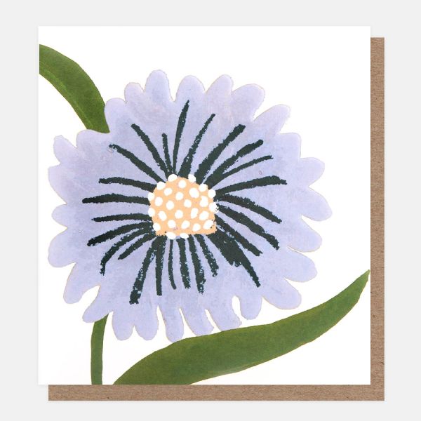 Purple Flower Card