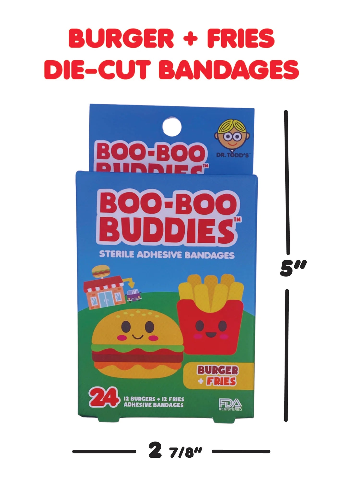 Burger + Fries Bandages