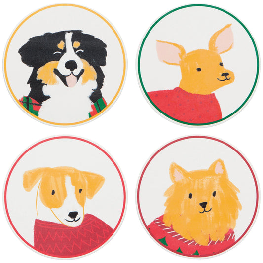 Coaster Soak Up Holiday Hounds