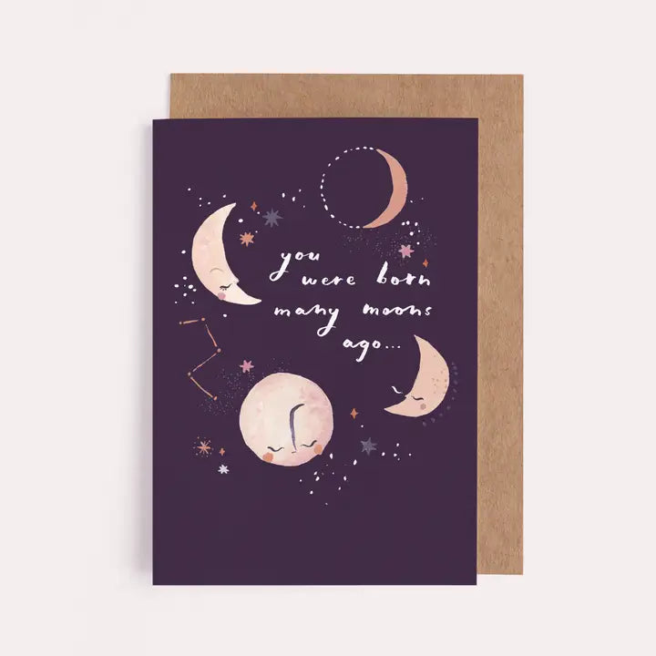Many Moons Birthday Card