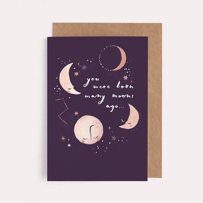 Many Moons Birthday Card
