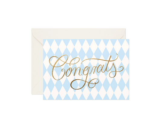 Congrats With Gold-foil Greeting Card