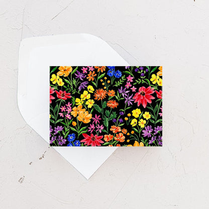 Contrast Wildflowers Enclosure Card