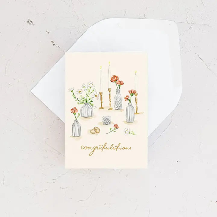 Wedded Congratulations Enclosure Card