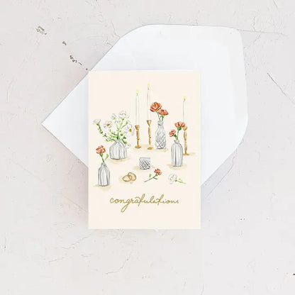 Wedded Congratulations Enclosure Card