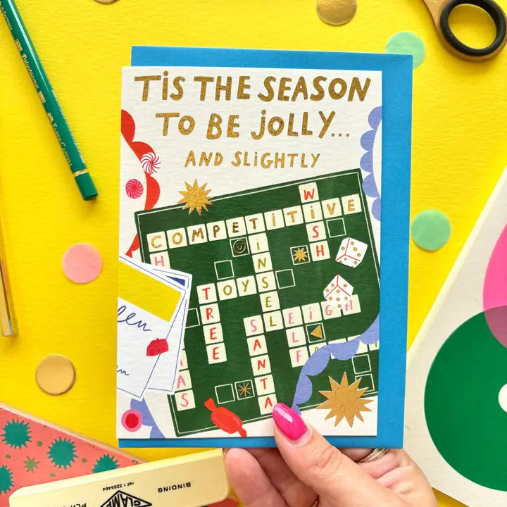 Tis the Season to Be Jolly...and Slightly Competitive Christmas Card