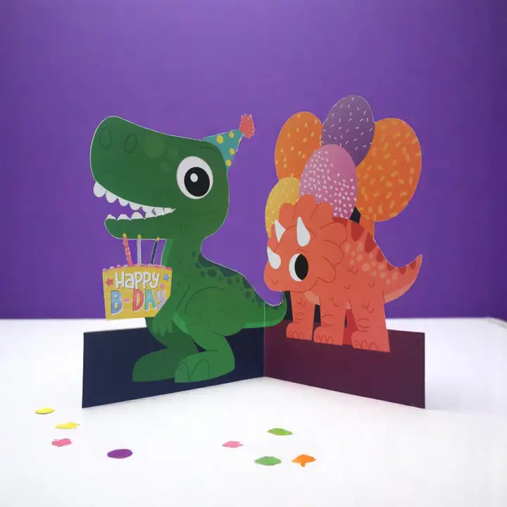 Dinosaur Interactive Birthday Card