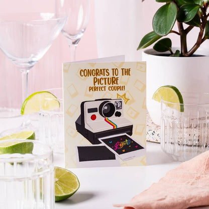 Congrats to the Picture Perfect Couple! Greeting Card