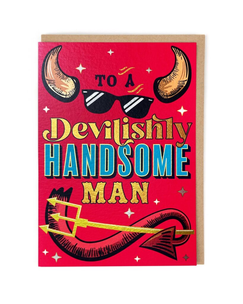 Devilishly Handsome Card