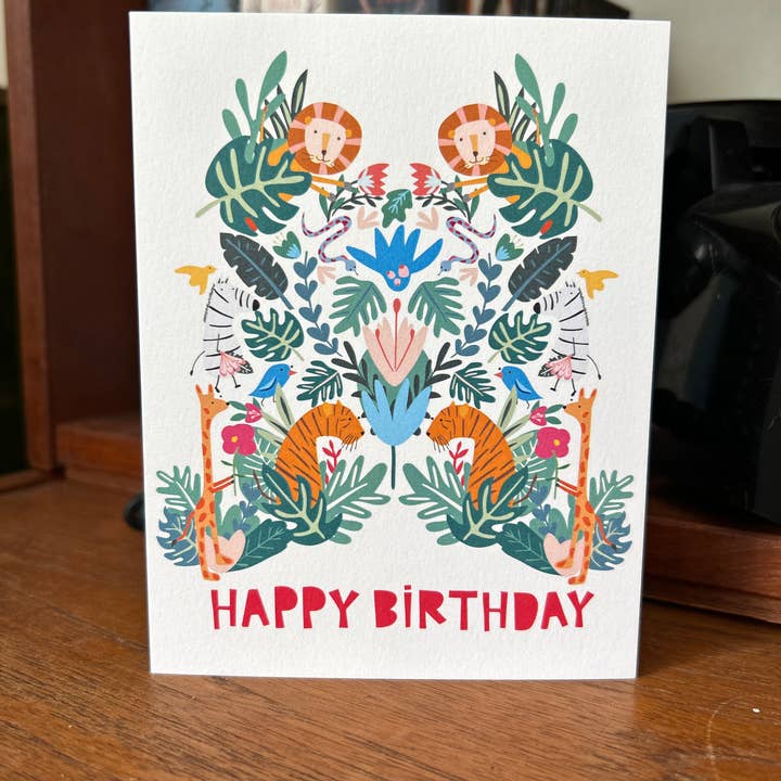 Happy Birthday It's A Jungle Out There Card