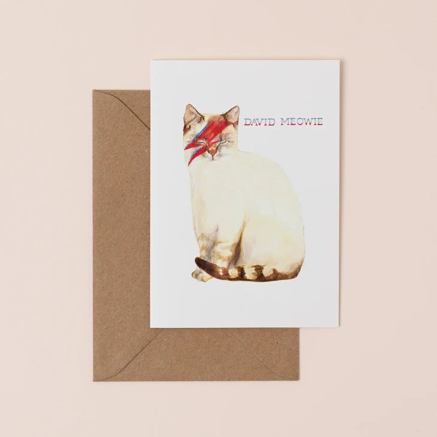 David Meowie Card