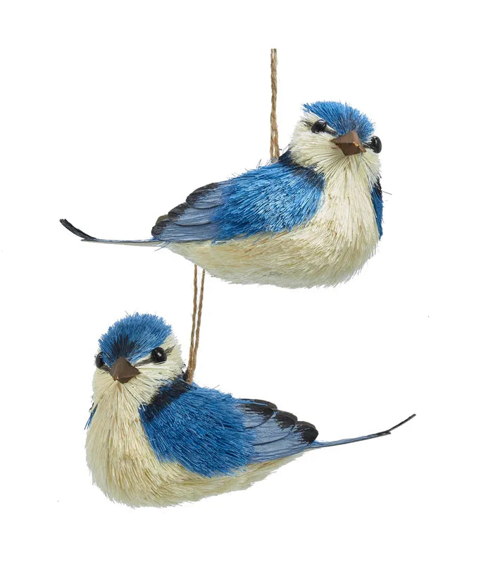 Blue Jay Sisal Ornament