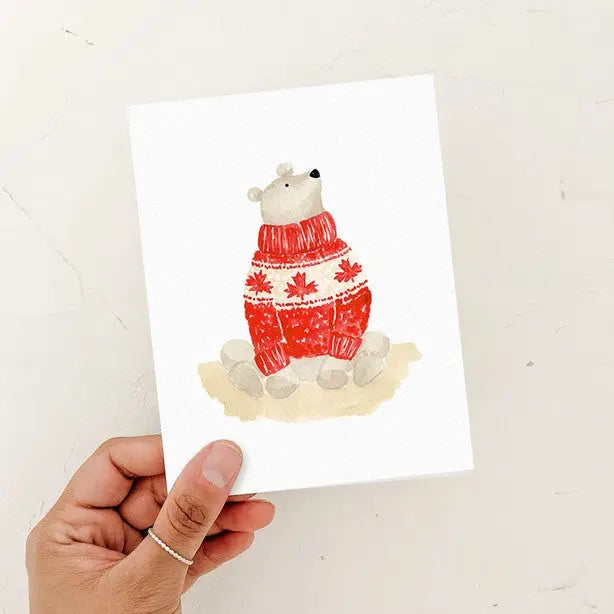 Canadian Polar Bear Card
