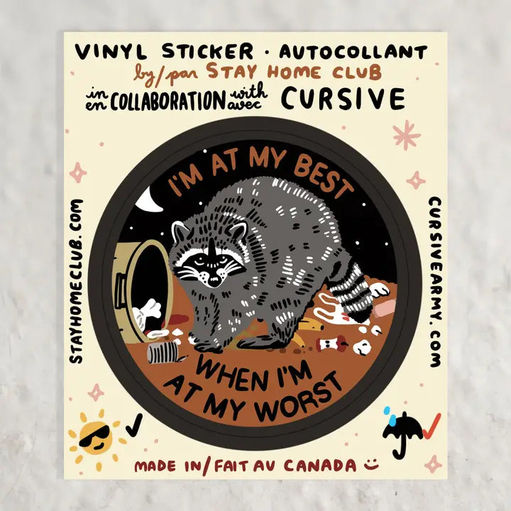 S85 At My Best Vinyl Sticker