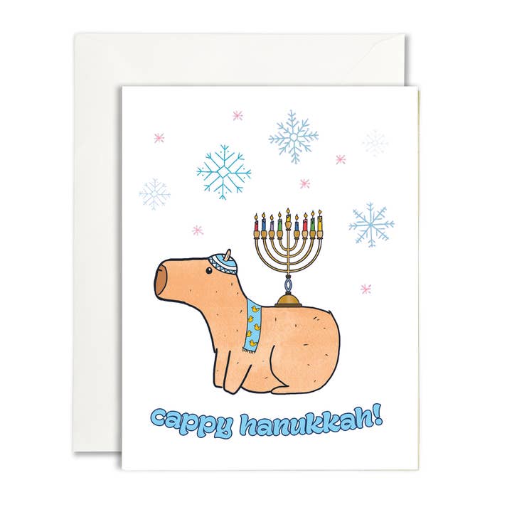 Cappy Hanukkah Card