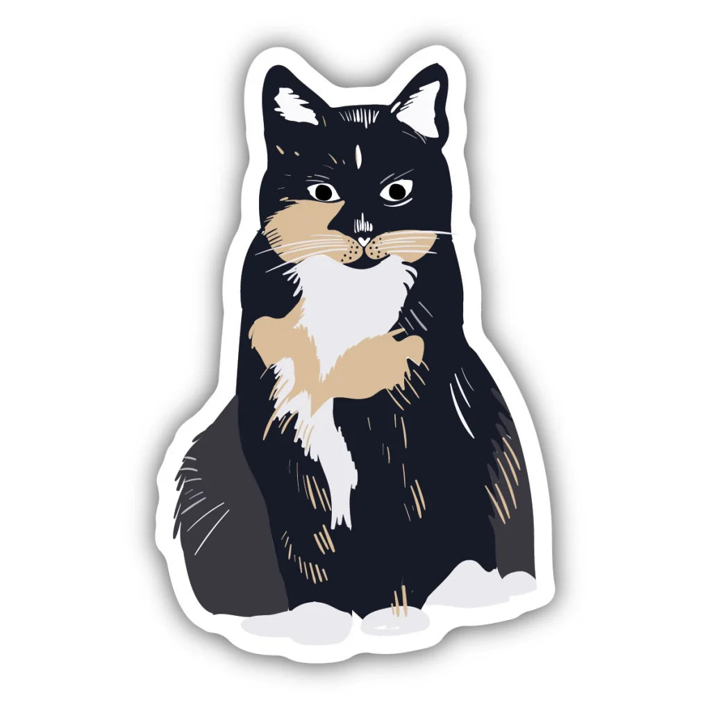 S106 Stickers Large Abby Cat