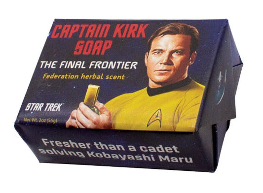Captain Kirk Boldy Go Soap